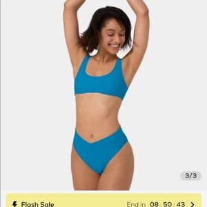 Teal blue bikini. NWT.